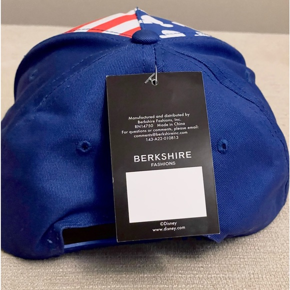 Disney Mickey Mouse Hat/Cap Snapback American Flag Stripes Adjustable One Size - Picture 3 of 7